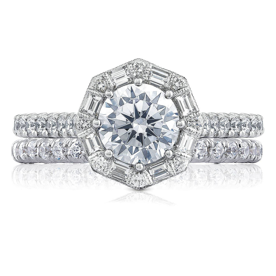 Round Bloom Engagement Ring