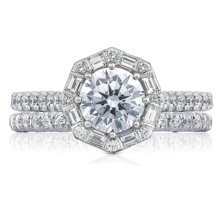 Round Bloom Engagement Ring