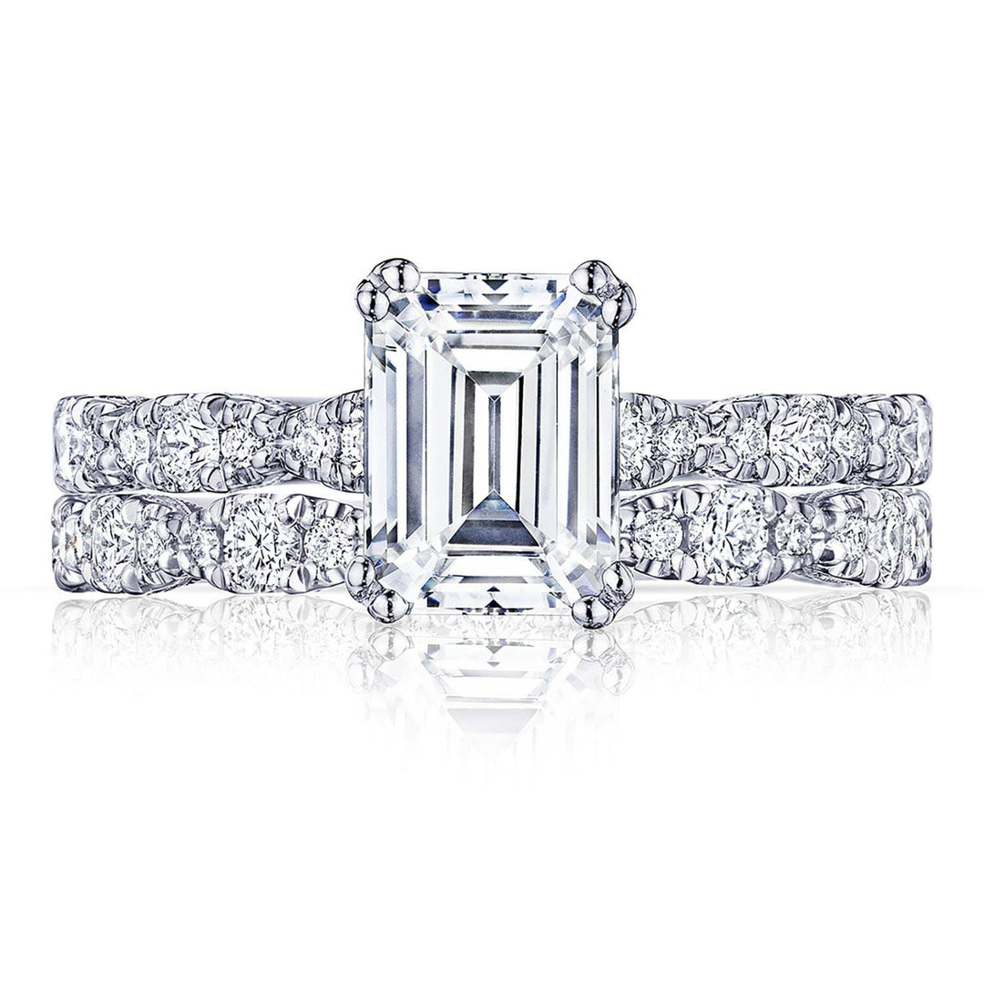 Emerald Solitaire Engagement Ring