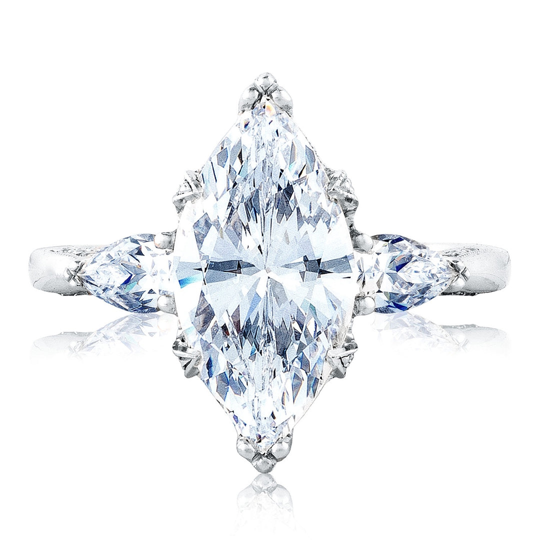 Marquise 3-Stone Engagement Ring