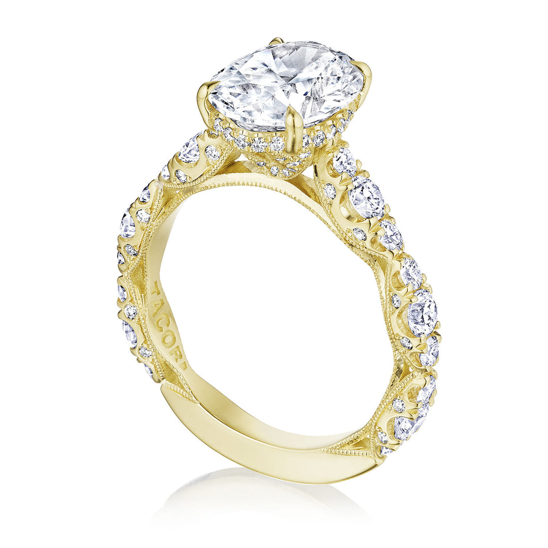 Emerald Solitaire Engagement Ring