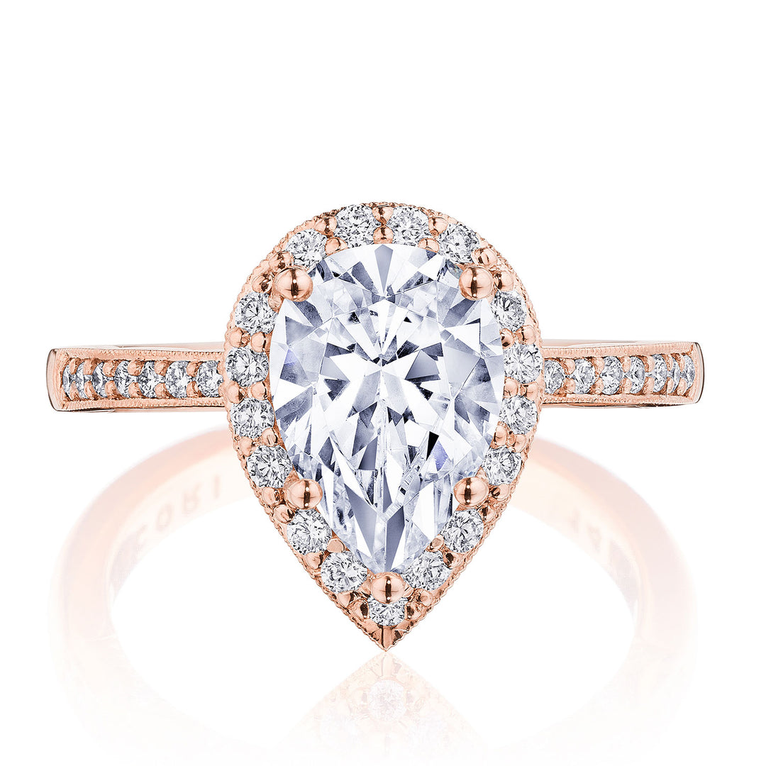 Pear Bloom Engagement Ring