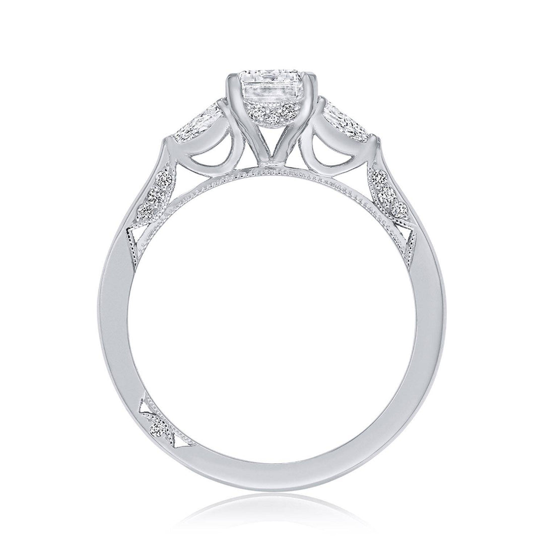 Emerald 3-Stone Engagement Ring