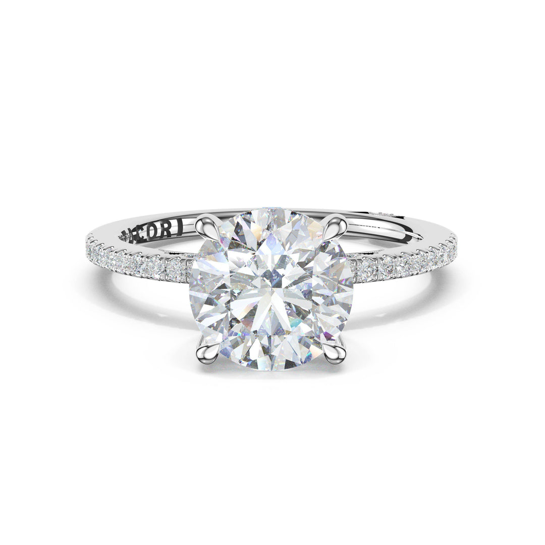 Round Solitaire Engagement Ring
