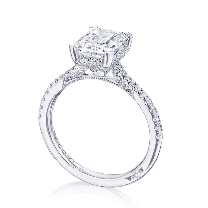Emerald Solitaire Engagement Ring