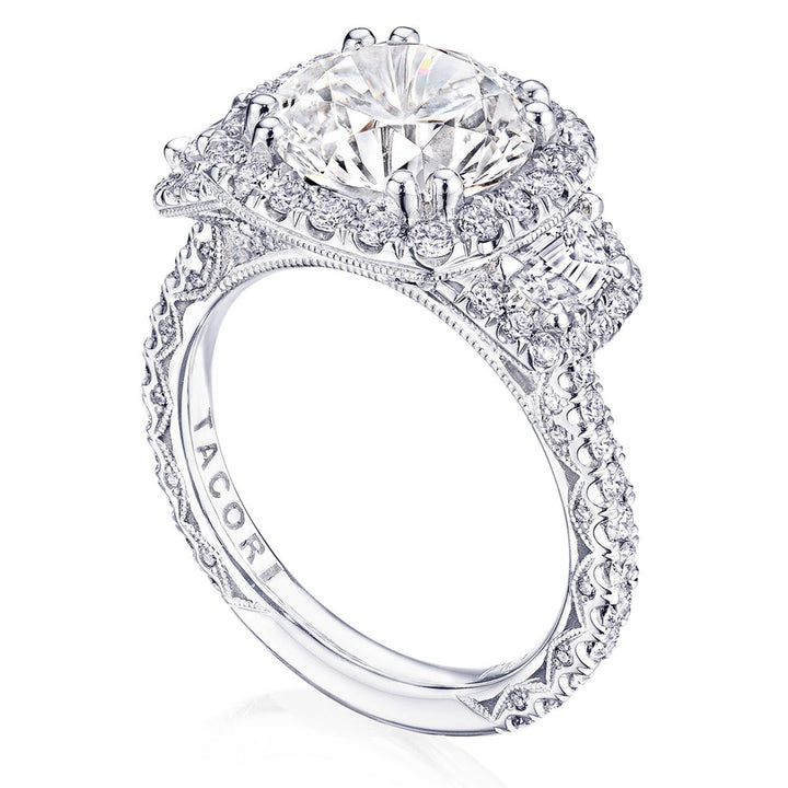 Pear Bloom Engagement Ring