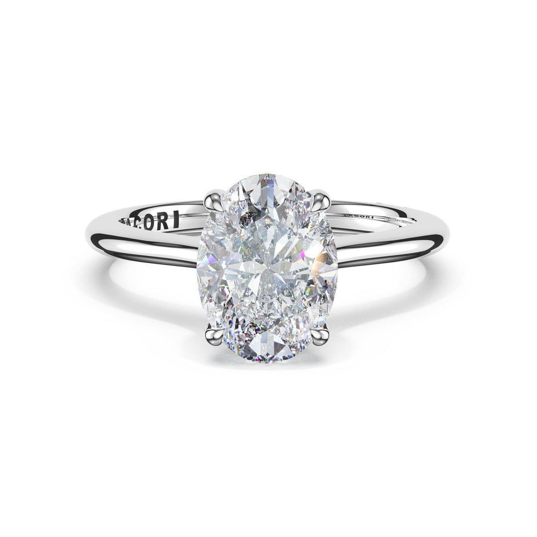 Oval Solitaire Engagement Ring