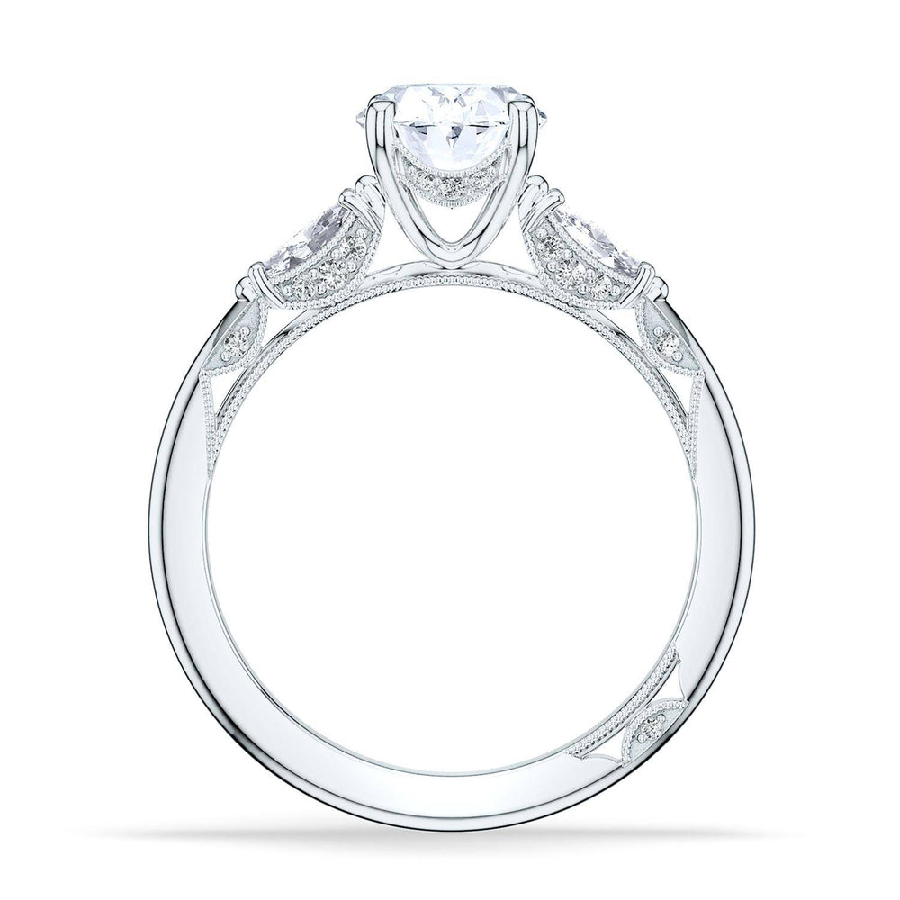Oval 3-Stone Engagement Ring