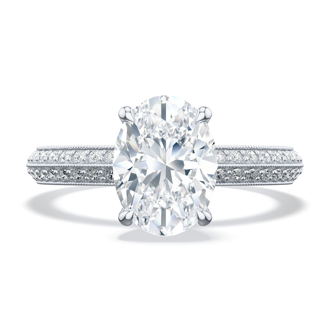 Oval Solitaire Engagement Ring