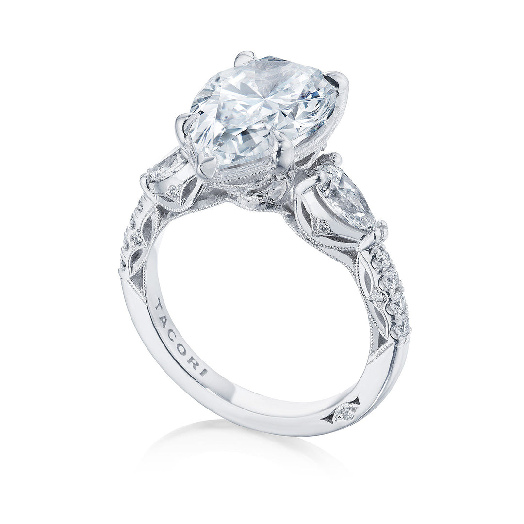 Pear 3-Stone Engagement Ring