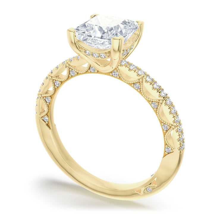 Princess Solitaire Engagement Ring