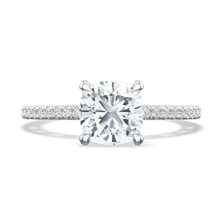 Cushion Solitaire Engagement Ring