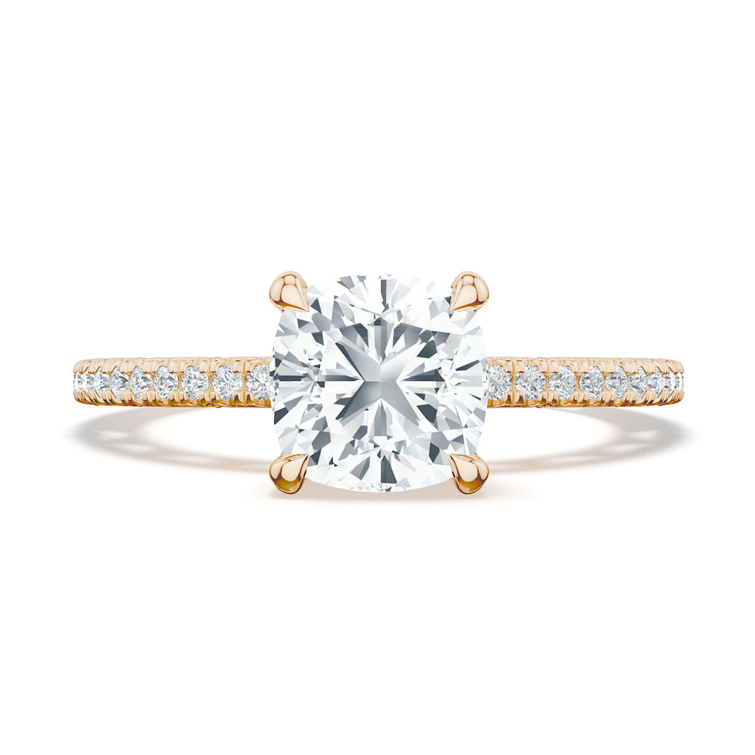 Cushion Solitaire Engagement Ring