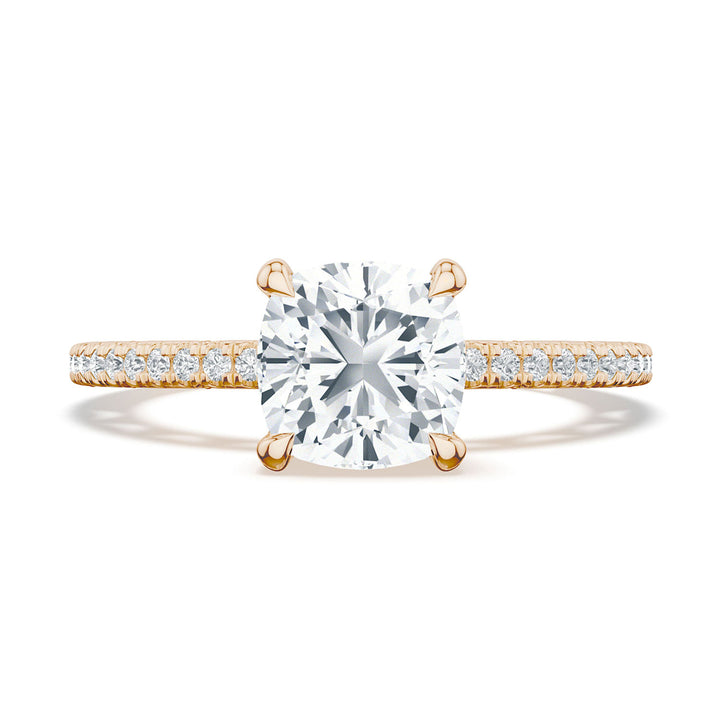 Cushion Solitaire Engagement Ring