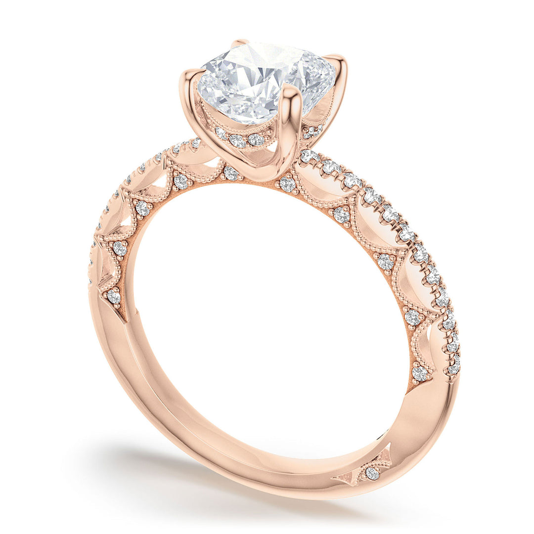Cushion Solitaire Engagement Ring