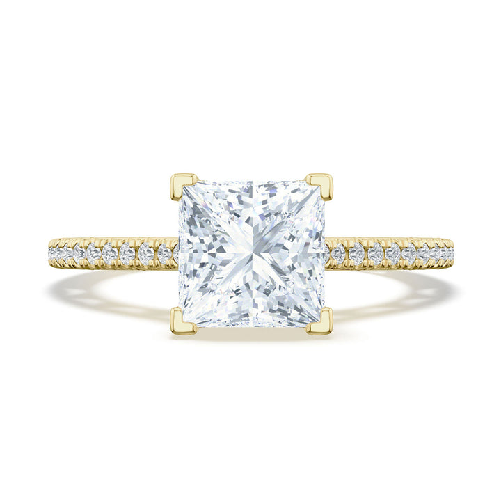 Princess Solitaire Engagement Ring