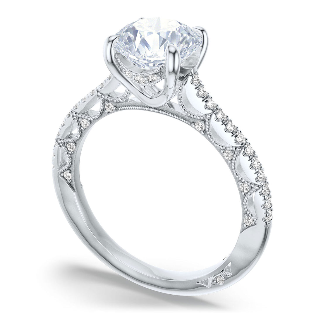 Round Solitaire Engagement Ring