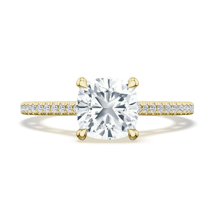 Cushion Solitaire Engagement Ring