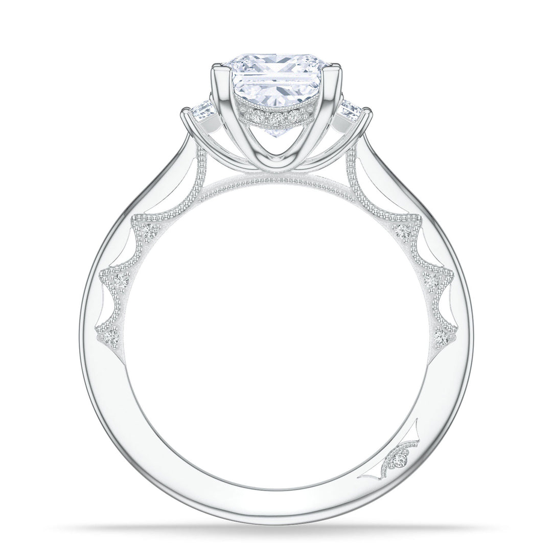 Princess 3-Stone Engagement Ring