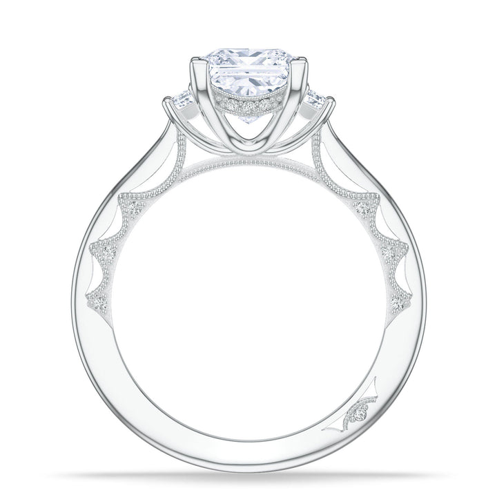 Princess 3-Stone Engagement Ring