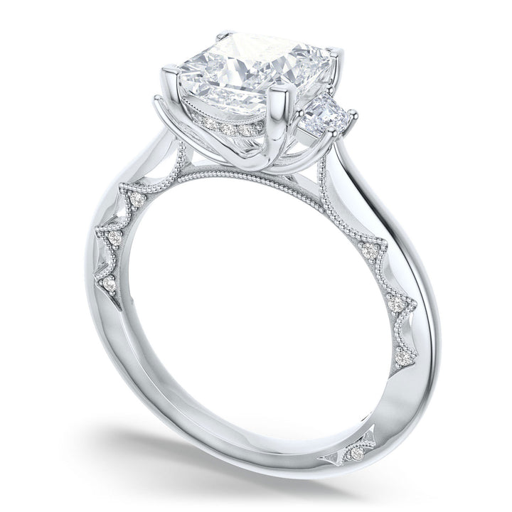 Princess 3-Stone Engagement Ring