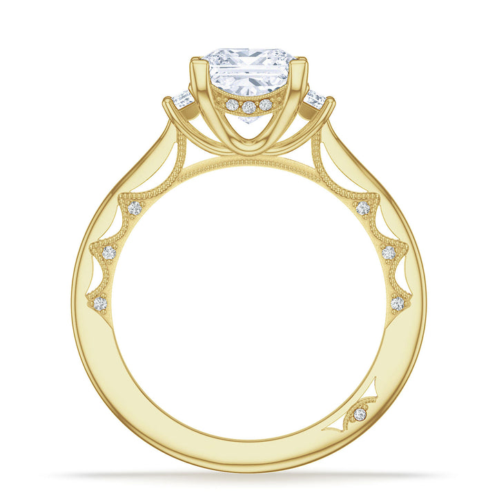 Princess 3-Stone Engagement Ring