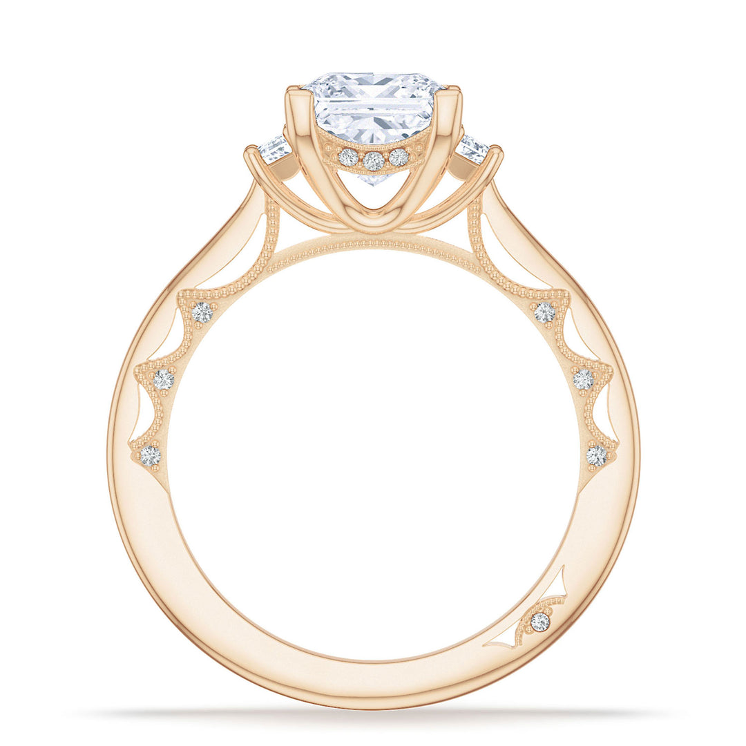 Princess 3-Stone Engagement Ring