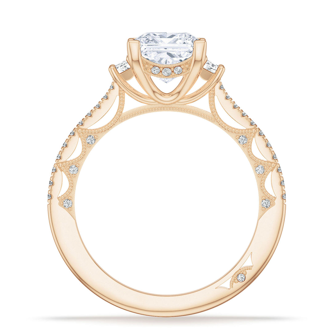 Princess 3-Stone Engagement Ring
