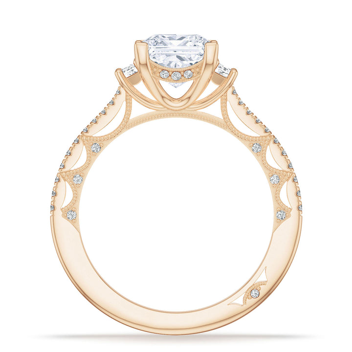 Princess 3-Stone Engagement Ring