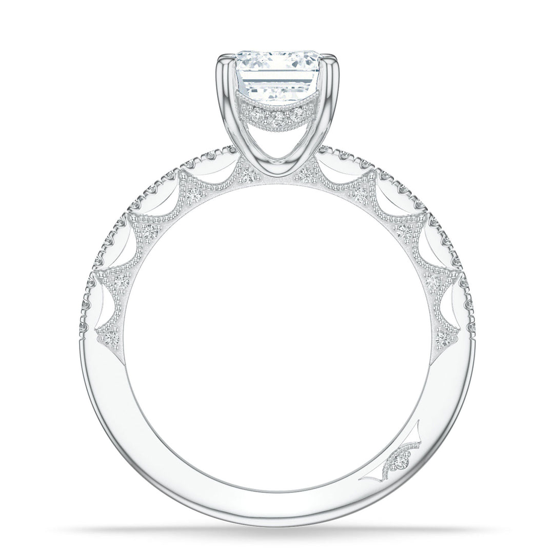 Emerald Solitaire Engagement Ring