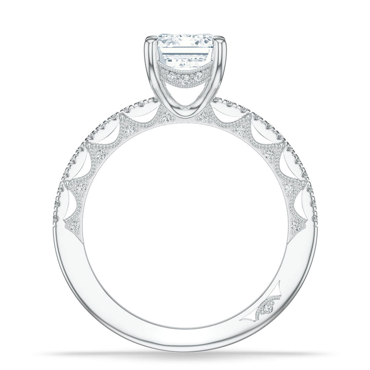 Emerald Solitaire Engagement Ring