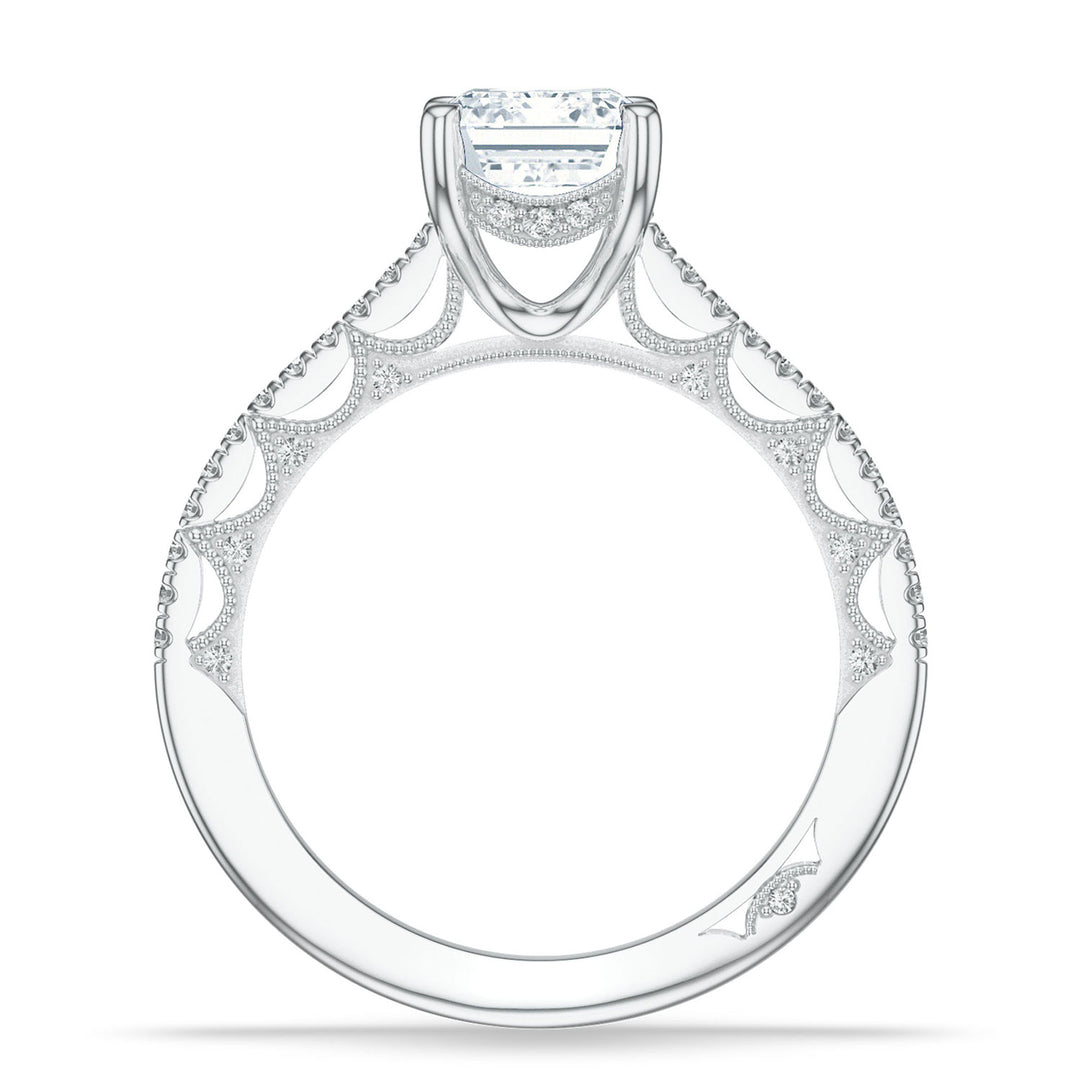 Emerald Solitaire Engagement Ring