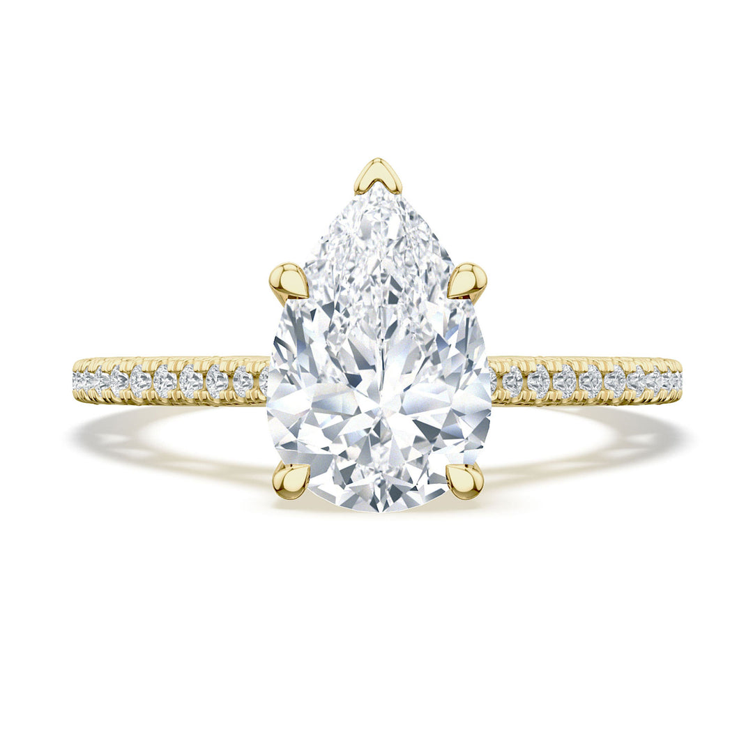 Pear Solitaire Engagement Ring