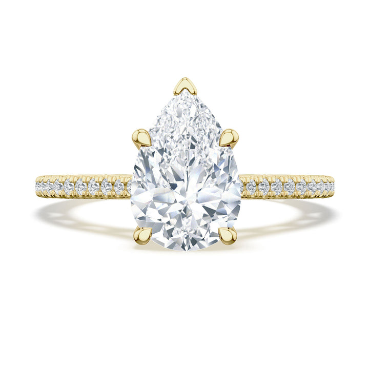 Pear Solitaire Engagement Ring