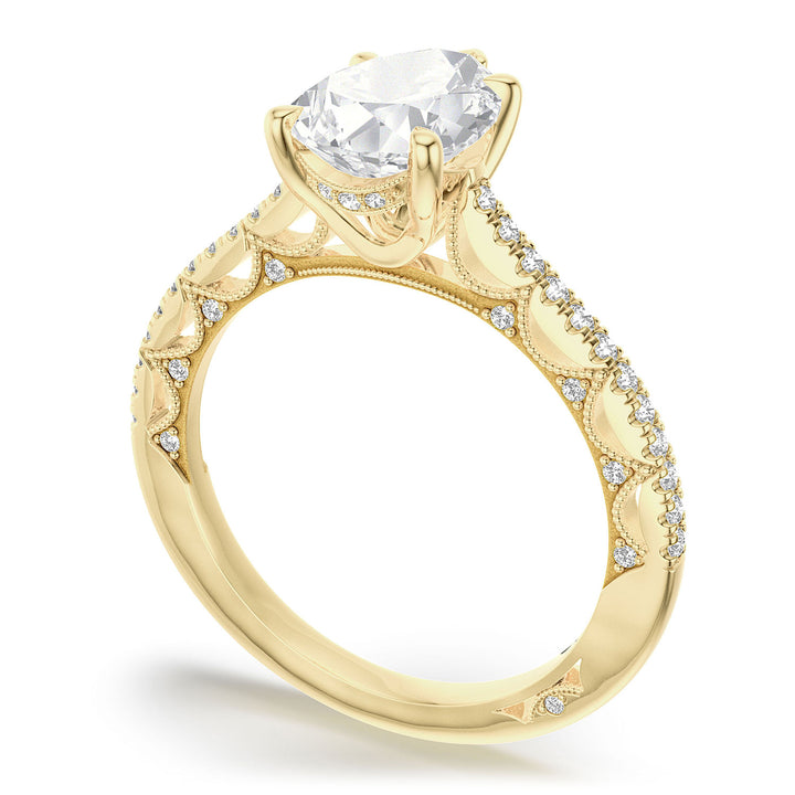 Pear Solitaire Engagement Ring