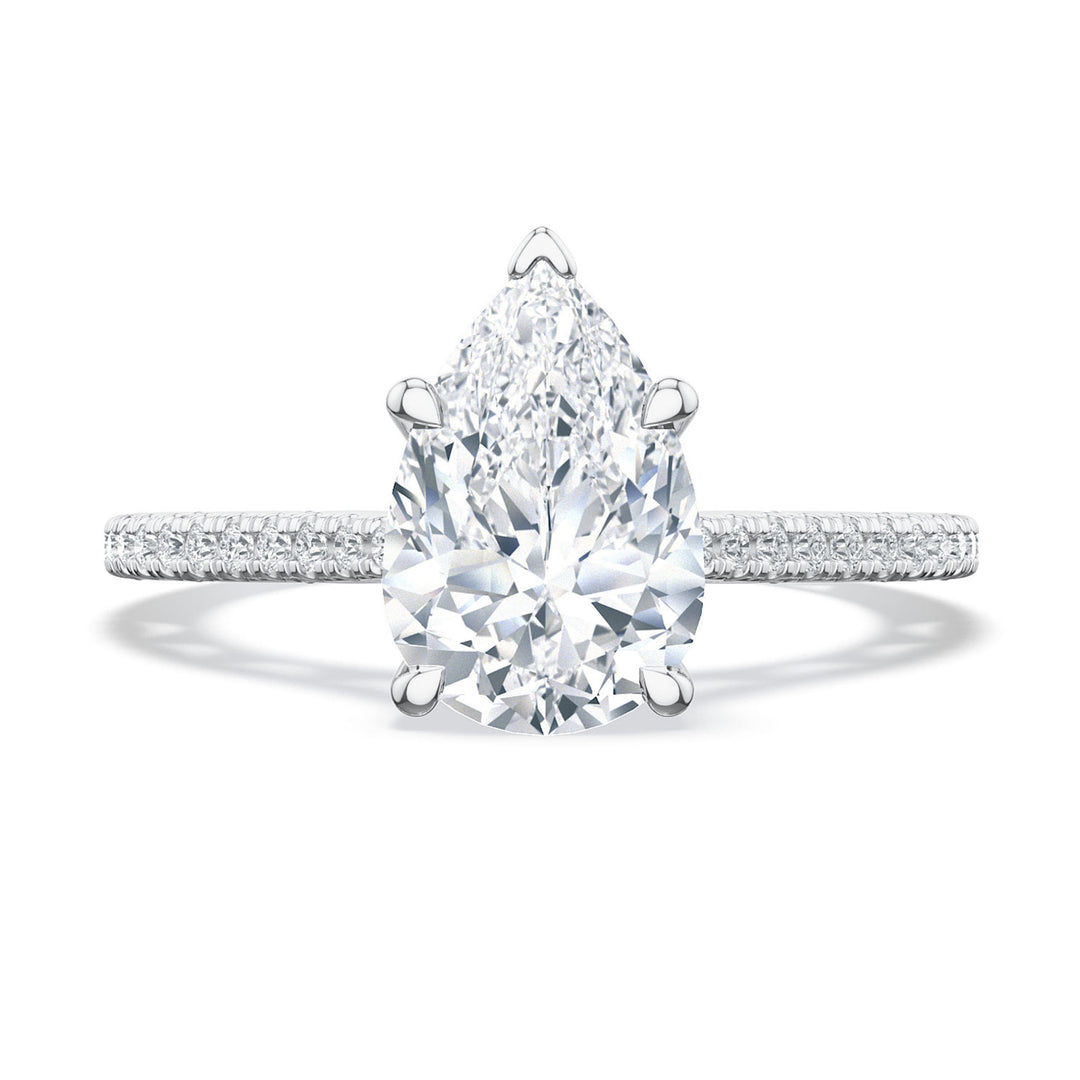Pear Solitaire Engagement Ring