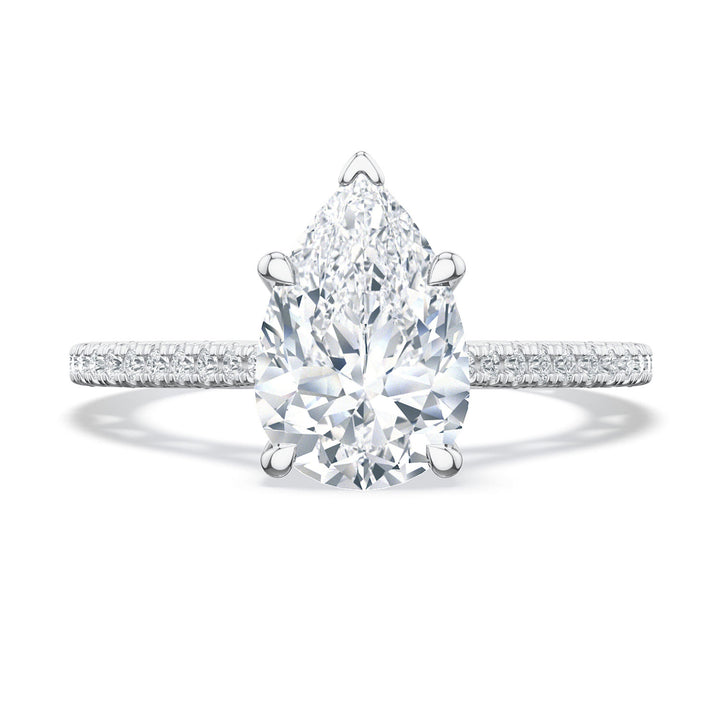 Pear Solitaire Engagement Ring