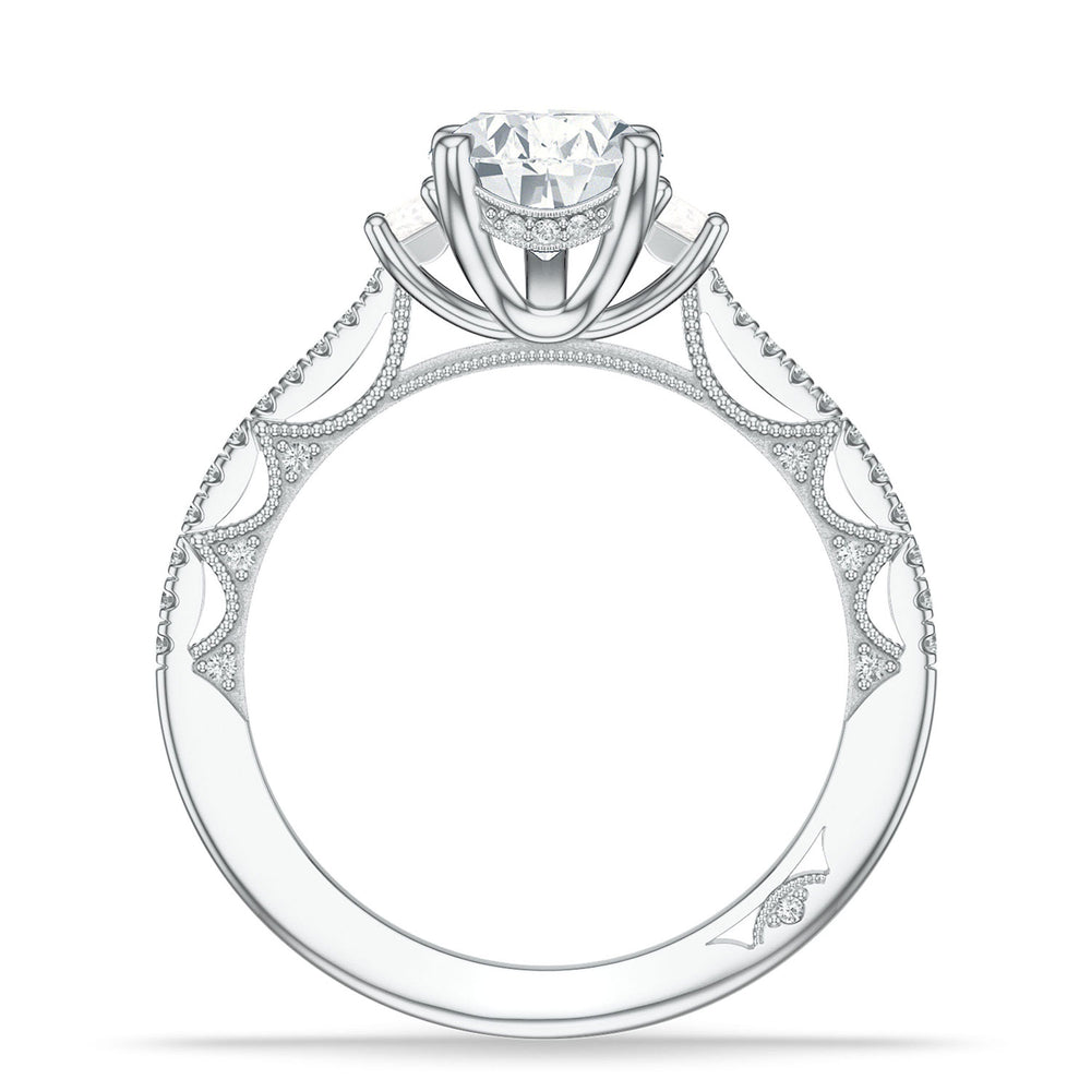 Pear 3-Stone Engagement Ring
