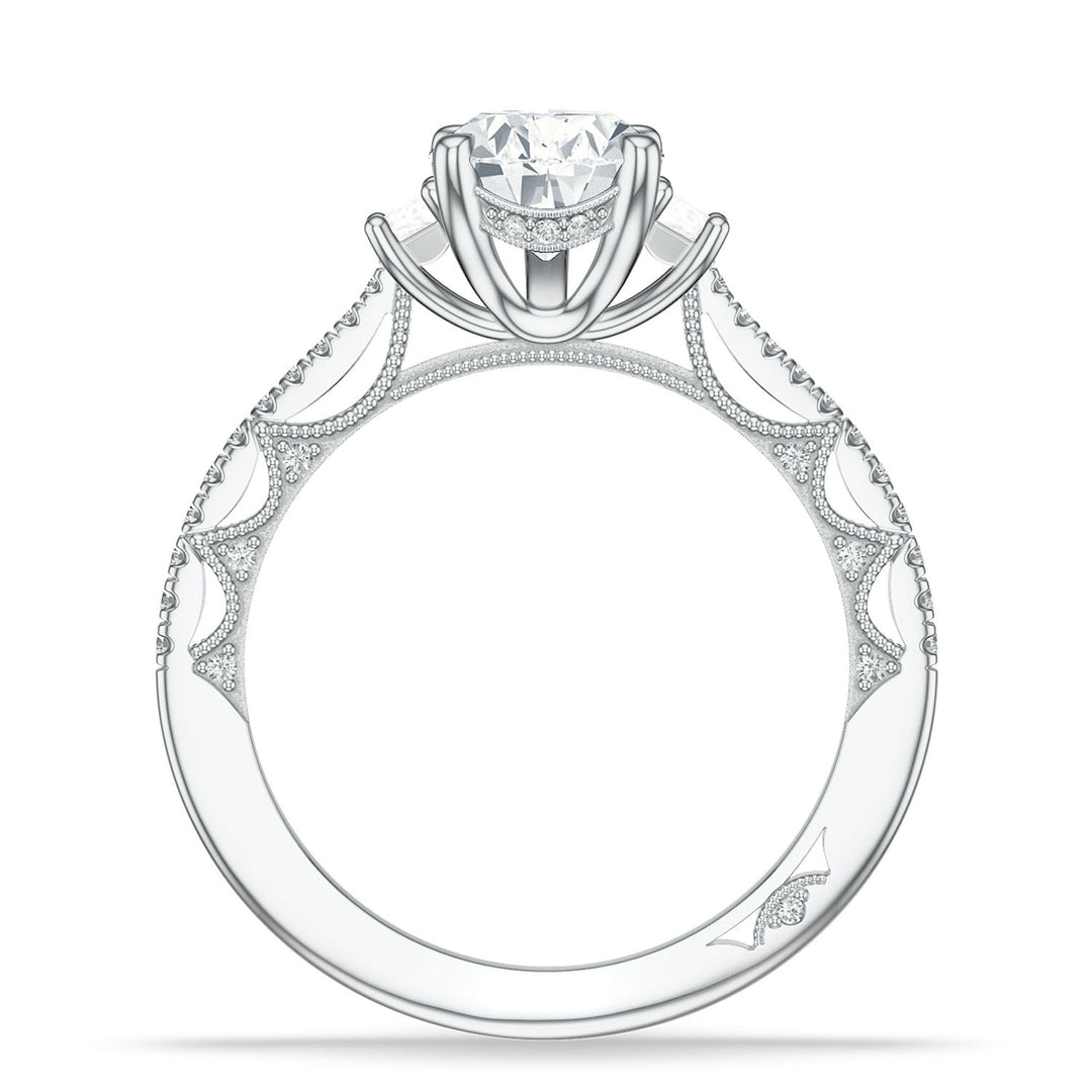 Pear 3-Stone Engagement Ring