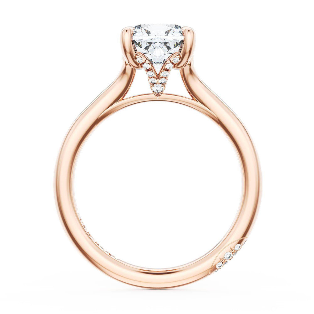 Cushion Solitaire Engagement Ring