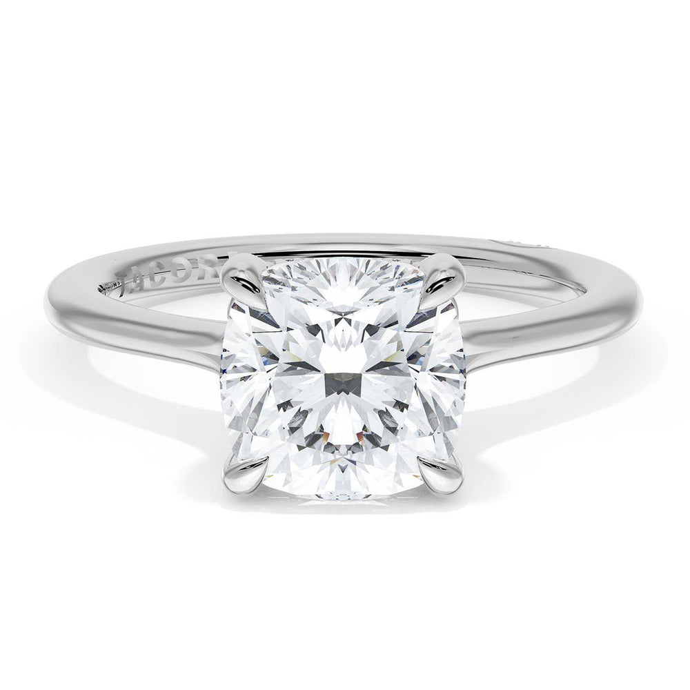 Cushion Solitaire Engagement Ring