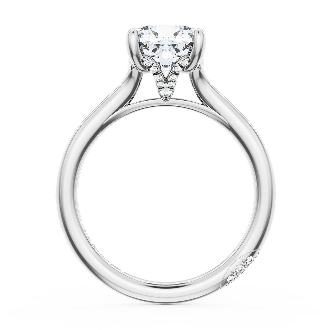 Cushion Solitaire Engagement Ring