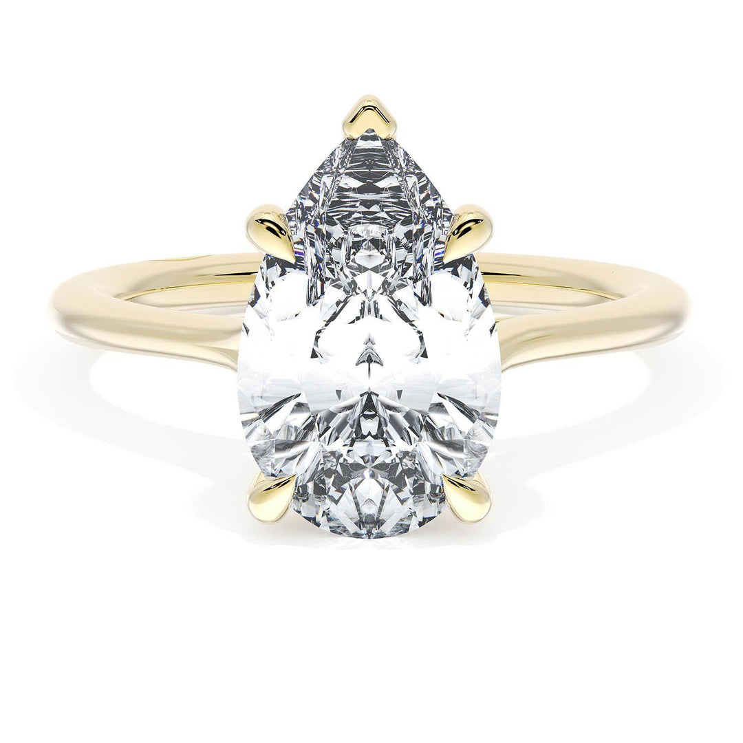 Pear Solitaire Engagement Ring