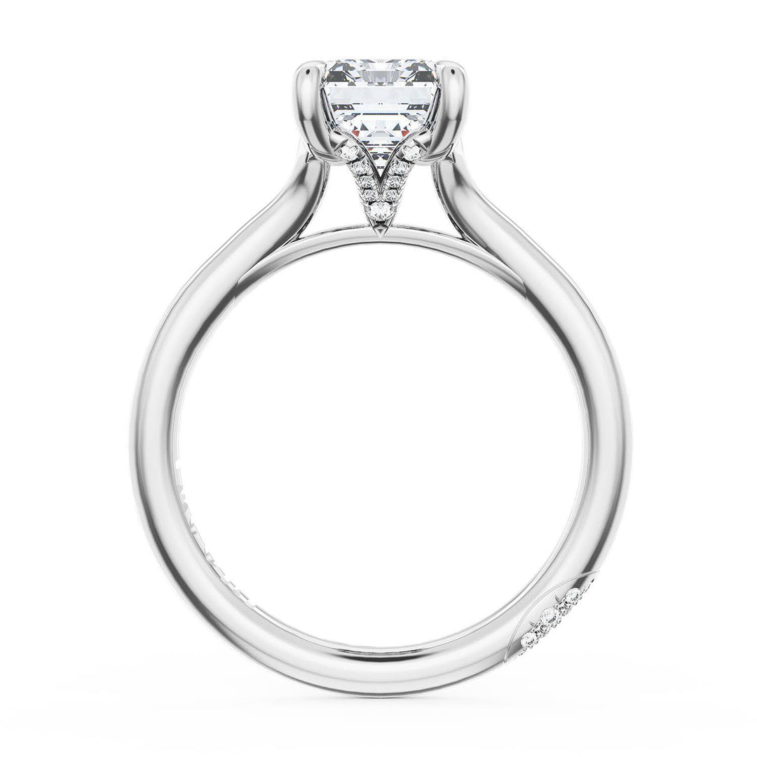 Emerald Solitaire Engagement Ring