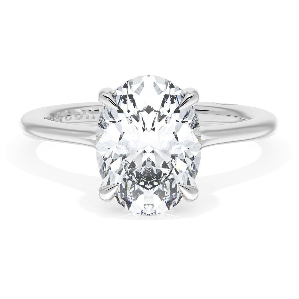 Oval Solitaire Engagement Ring