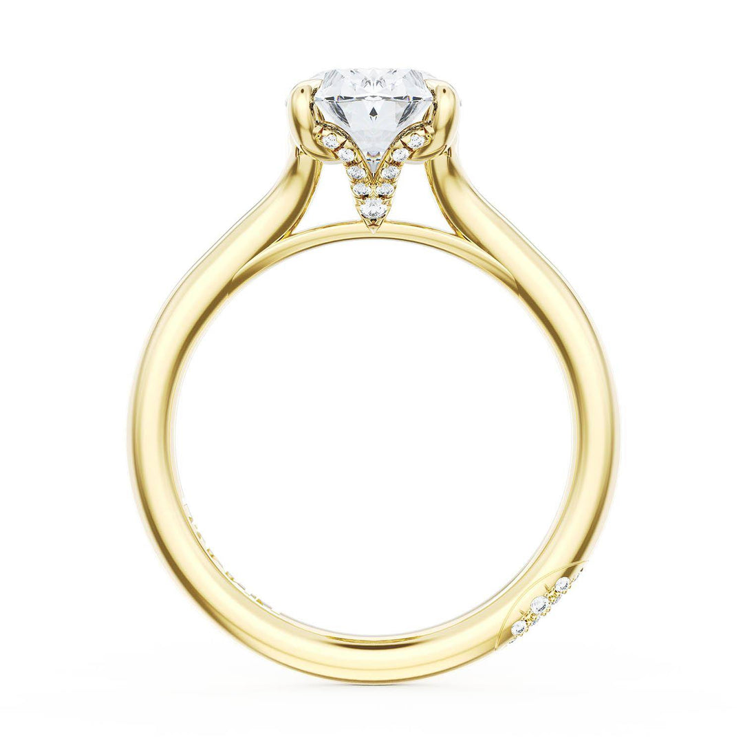 Oval Solitaire Engagement Ring