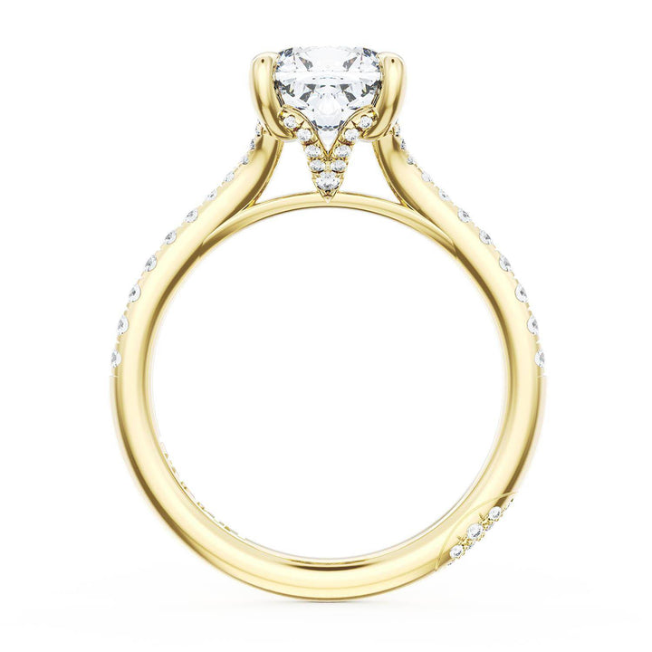 Cushion Solitaire Engagement Ring