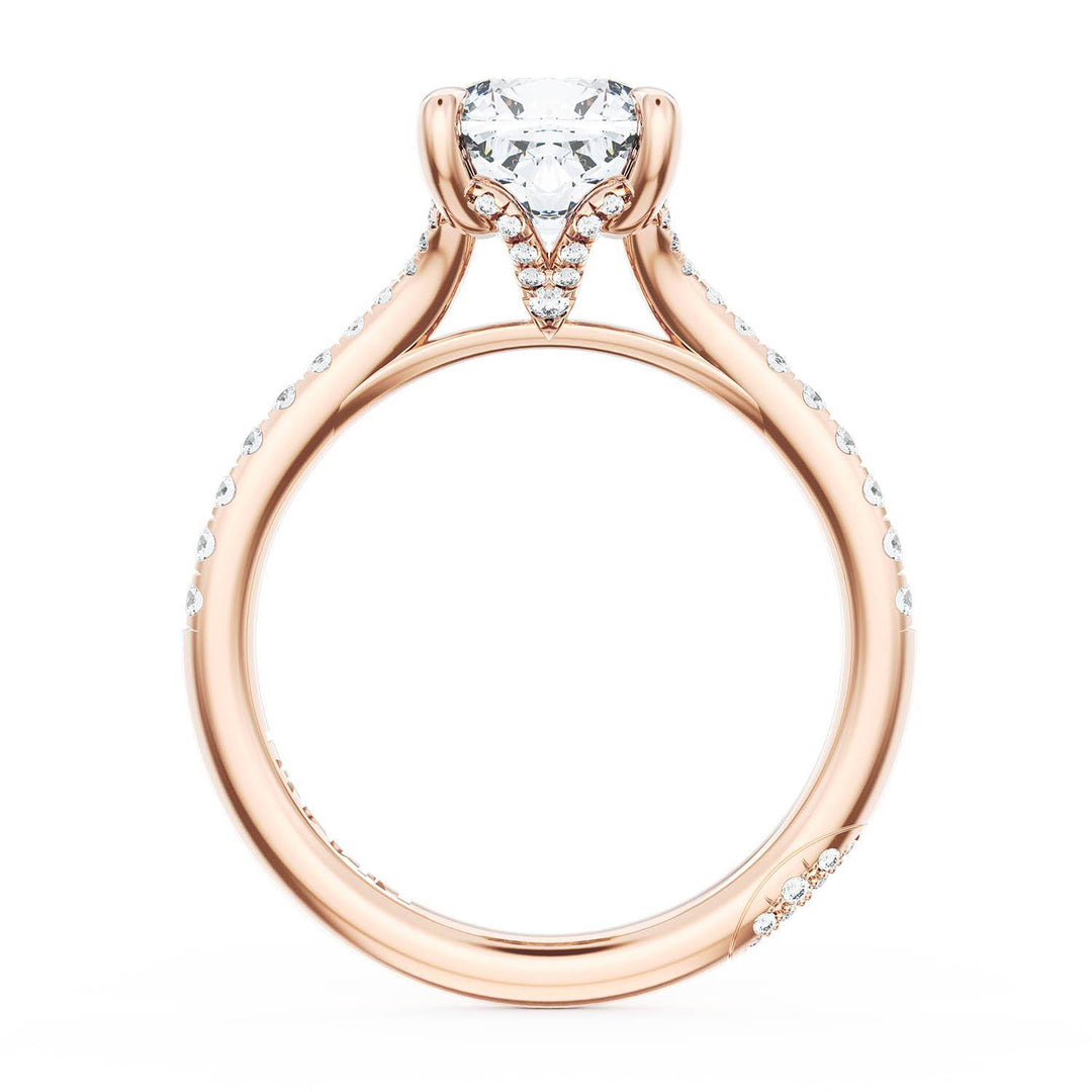 Cushion Solitaire Engagement Ring