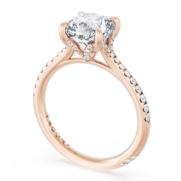 Cushion Solitaire Engagement Ring