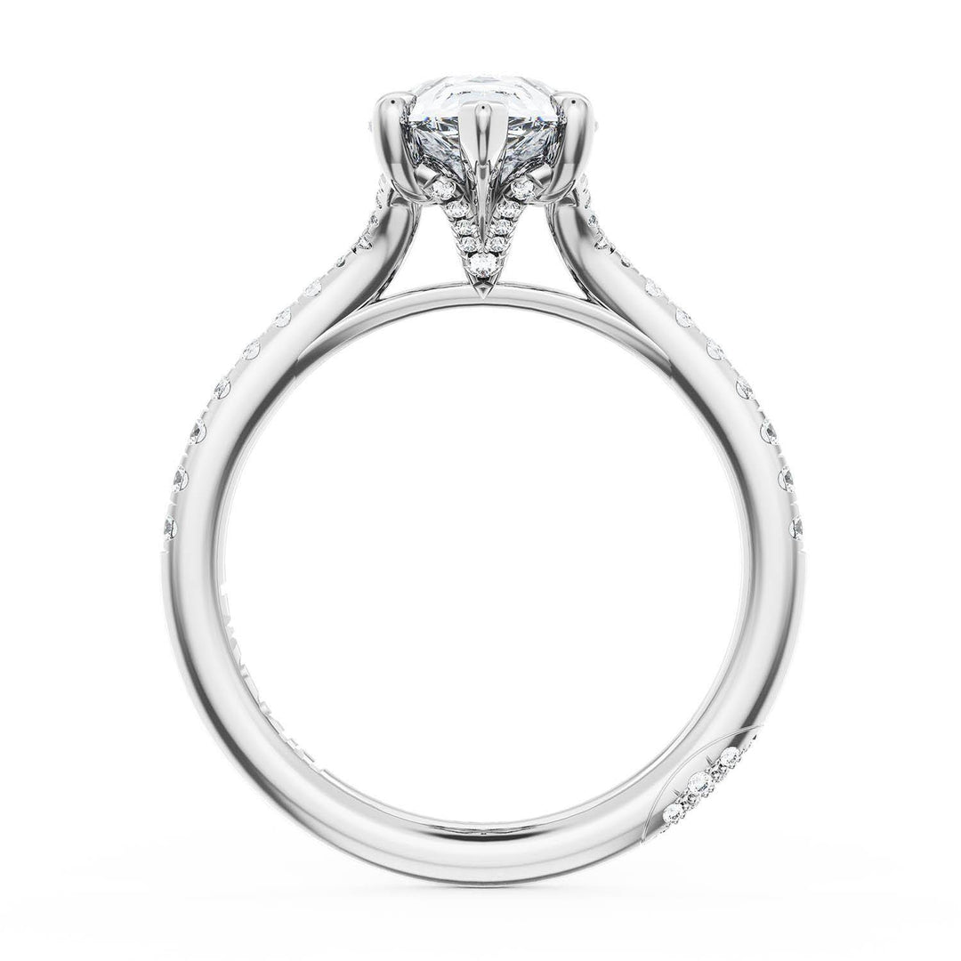 Pear Solitaire Engagement Ring